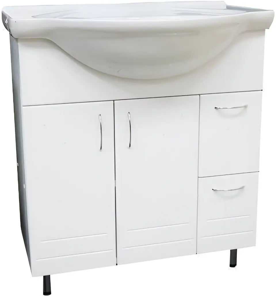 Набор тумбы с раковиной Aquaplus Clasic 80 (White)