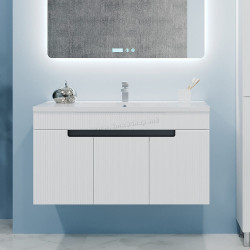 Тумба под умывальник Bayro Positano Duo 1000 подвесная (White Matte)