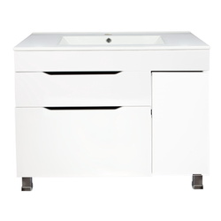 Tumba sub lavoar Art Flame Atlantis Bora 100 A-K (White) Thumb