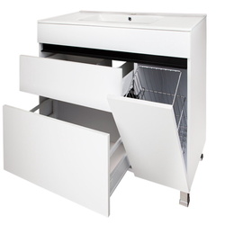 Tumba sub lavoar Art Flame Atlantis Bora 100 A-K (White) Thumb