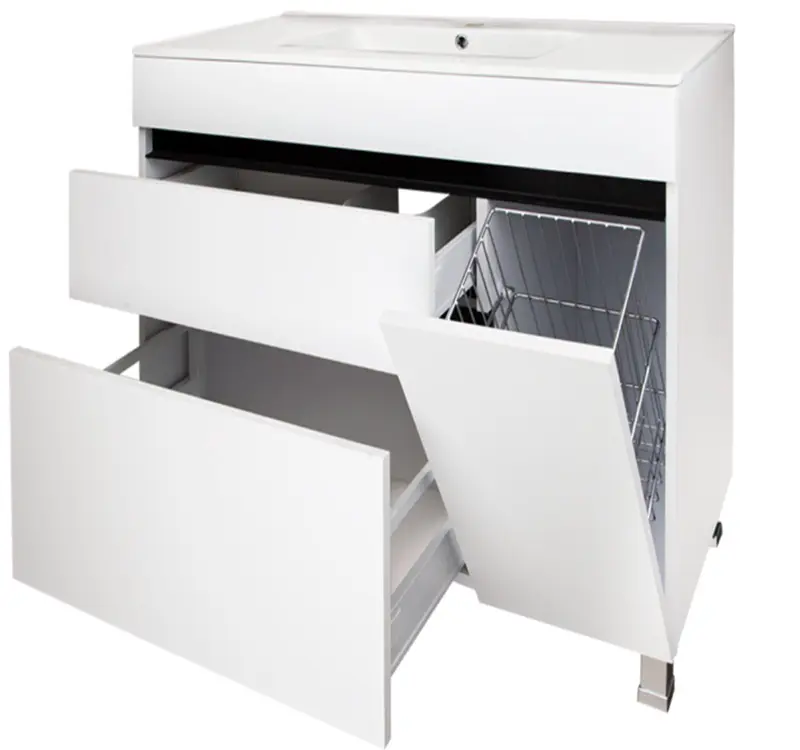 Tumba sub lavoar Art Flame Atlantis Bora 100 A-K (White) - 3