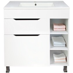 Tumba sub lavoar Art Flame Atlantis Bora 100A (White) Thumb