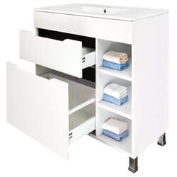 Tumba sub lavoar Art Flame Atlantis Bora 100A (White) Thumb