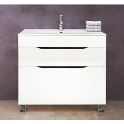 Tumba sub lavoar Art Flame Atlantis Bora 80A (White)