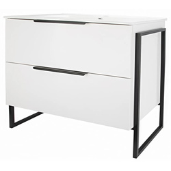 Tumba sub lavoar Art Flame Atlantis Bright 70A (White) Thumb