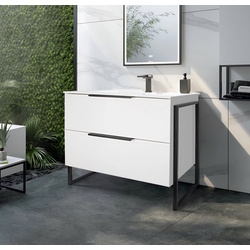 Tumba sub lavoar Art Flame Atlantis Bright 70A (White)