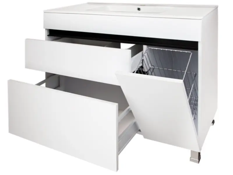 Tumba sub lavoar Art Flame Atlantis Brise 100 A-K (White)