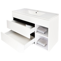 Tumba sub lavoar Art Flame Atlantis Brise 100A (White) Thumb