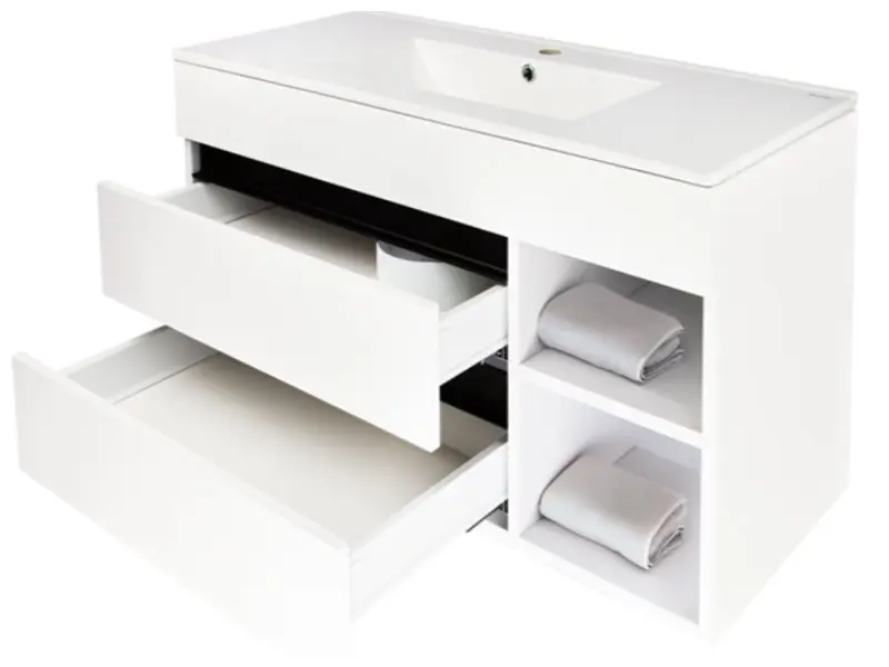 Tumba sub lavoar Art Flame Atlantis Brise 100A (White) - 3