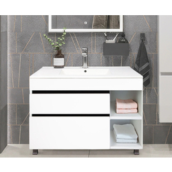 Tumba sub lavoar Art Flame Atlantis Brise 100A (White)