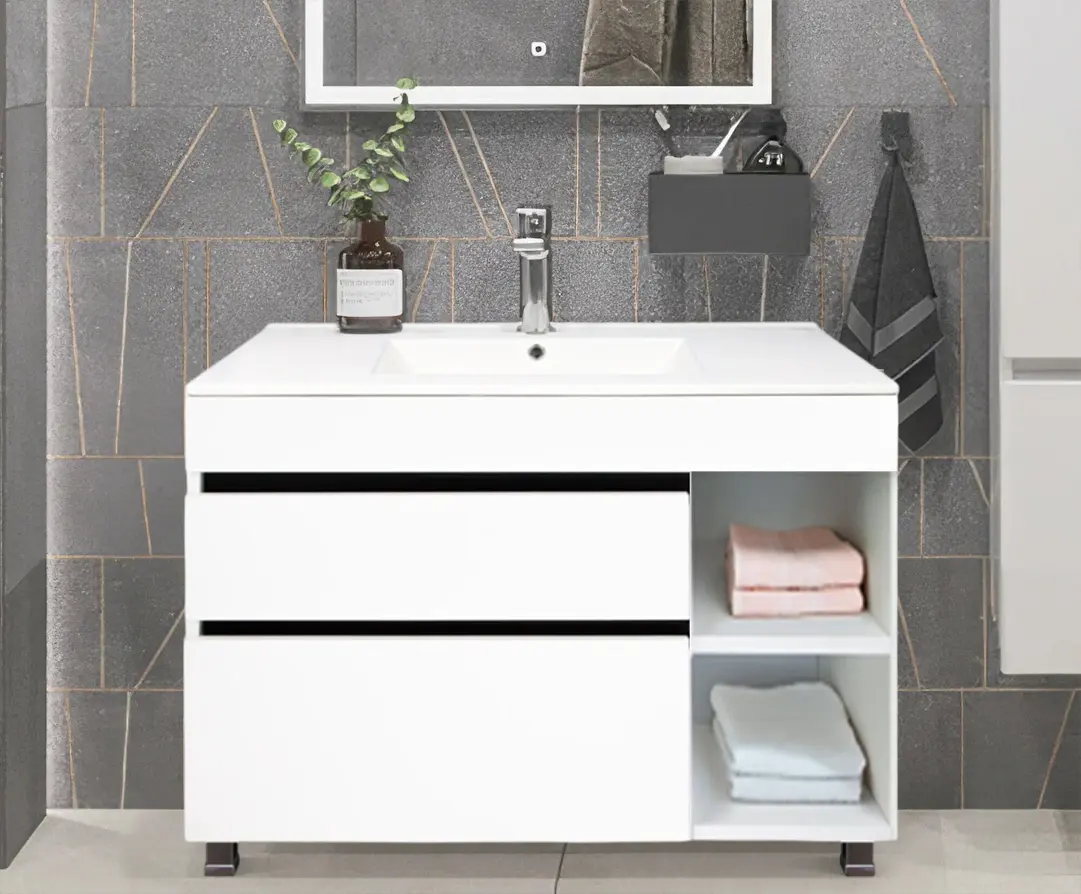 Tumba sub lavoar Art Flame Atlantis Brise 100A (White)