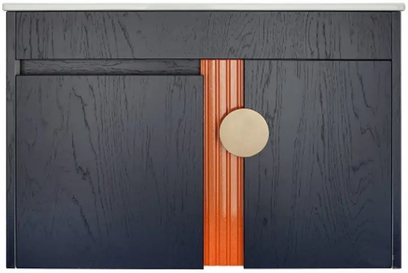 Tumba sub lavoar Art Flame Halo 80A-N (Blue/Orange)