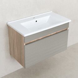 Dulap sub lavoar Bayro Avanti Atria 750 (Light Grey/Sonoma Oak) Thumb