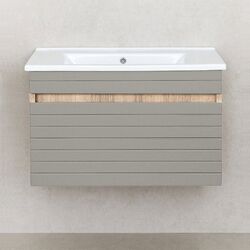 Dulap sub lavoar Bayro Avanti Atria 750 (Light Grey/Sonoma Oak)