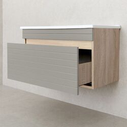 Dulap sub lavoar Bayro Avanti Atria 850 (Light Grey/Sonoma Oak) Thumb