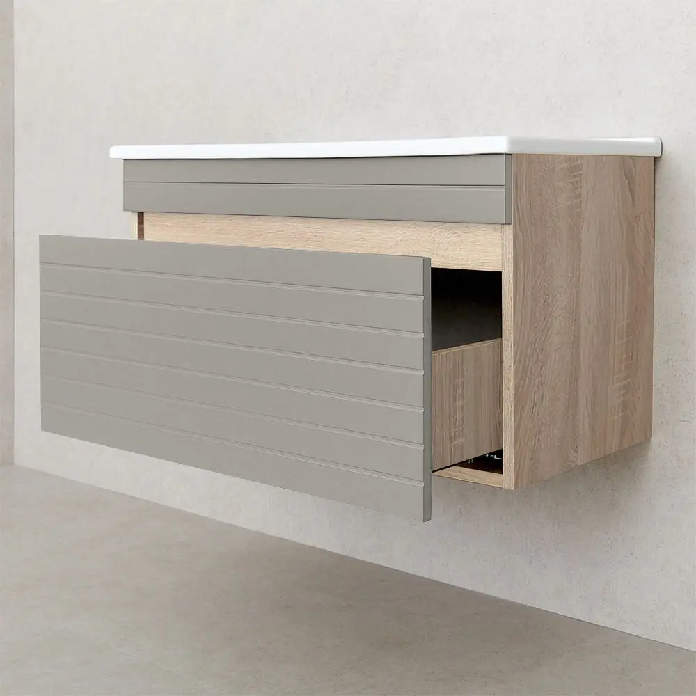 Dulap sub lavoar Bayro Avanti Atria 850 (Light Grey/Sonoma Oak)