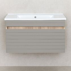 Dulap sub lavoar Bayro Avanti Atria 850 (Light Grey/Sonoma Oak)