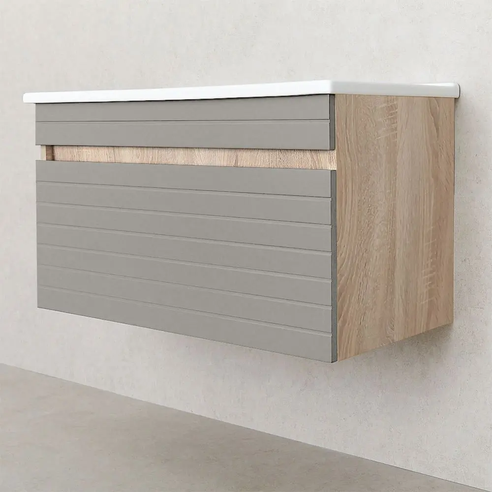 Dulap sub lavoar Bayro Avanti Atria 850 (Light Grey/Sonoma Oak)