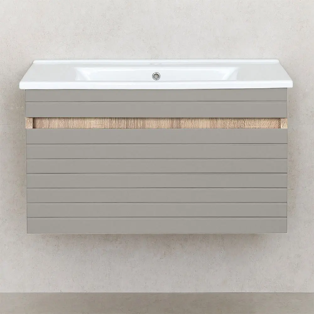 Dulap sub lavoar Bayro Avanti Atria 850 (Light Grey/Sonoma Oak)