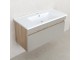 Dulap sub lavoar Bayro Avanti Atria/Soft 1000 (Light Grey/Sonoma Oak)