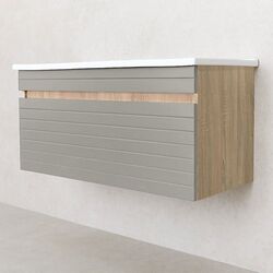 Dulap sub lavoar Bayro Avanti Atria/Soft 1000 (Light Grey/Sonoma Oak) Thumb