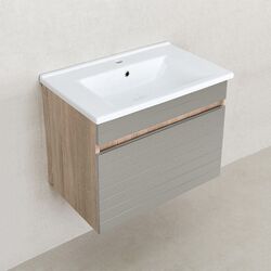 Dulap sub lavoar Bayro Avanti Atria/Soft 650 (Light Grey/Sonoma Oak) Thumb