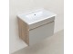 Dulap sub lavoar Bayro Avanti Atria/Soft 650 (Light Grey/Sonoma Oak)