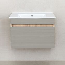 Dulap sub lavoar Bayro Avanti Atria/Soft 650 (Light Grey/Sonoma Oak)