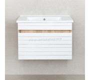 Dulap sub lavoar Bayro Avanti Atria/Soft650 (White Matte/Sonoma Oak)