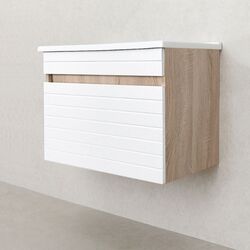 Шкаф под умывальник Bayro Avanti Atria/Soft 650 (White Matte/Sonoma Oak) Thumb
