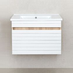 Dulap sub lavoar Bayro Avanti Atria/Soft650 (White Matte/Sonoma Oak)