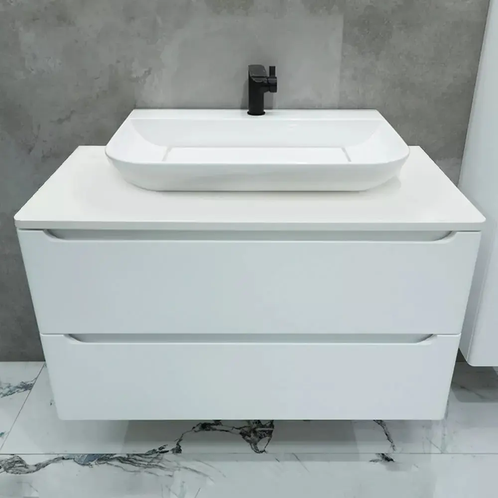 Шкаф под умывальник Bayro Bergamo 1000 (White Matte)