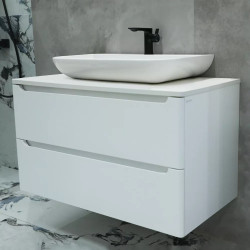 Dulap sub lavoar Bayro Bergamo 900 (White Matte) Thumb