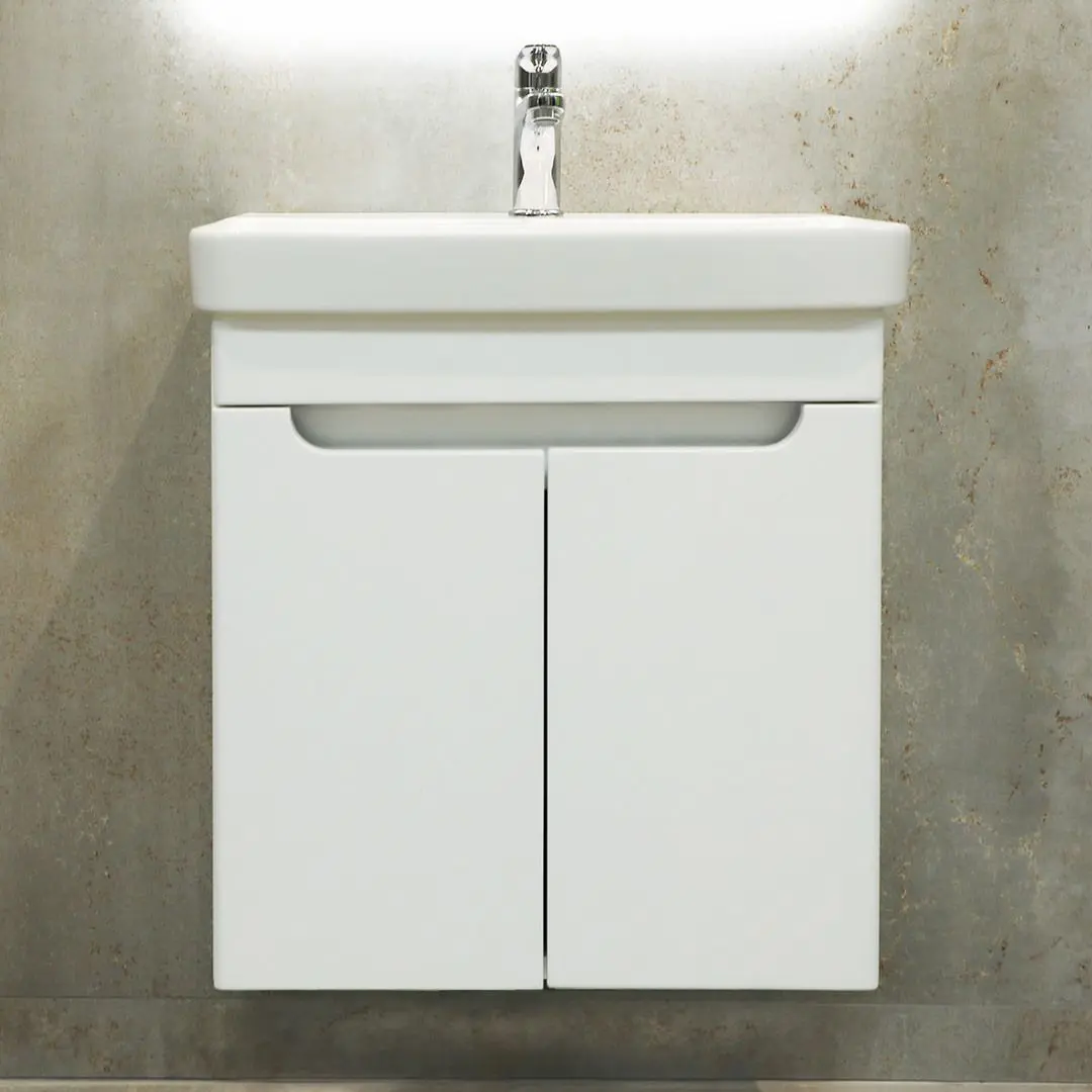 Dulap sub lavoar Bayro Damat Luxor 550 (White Matte)