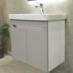 Dulap sub lavoar Bayro Damat Luxor 700 (Light Grey) Thumb