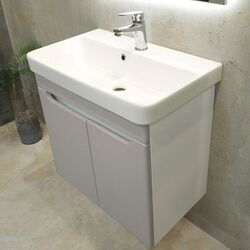 Dulap sub lavoar Bayro Damat Luxor 700 (Light Grey) Thumb