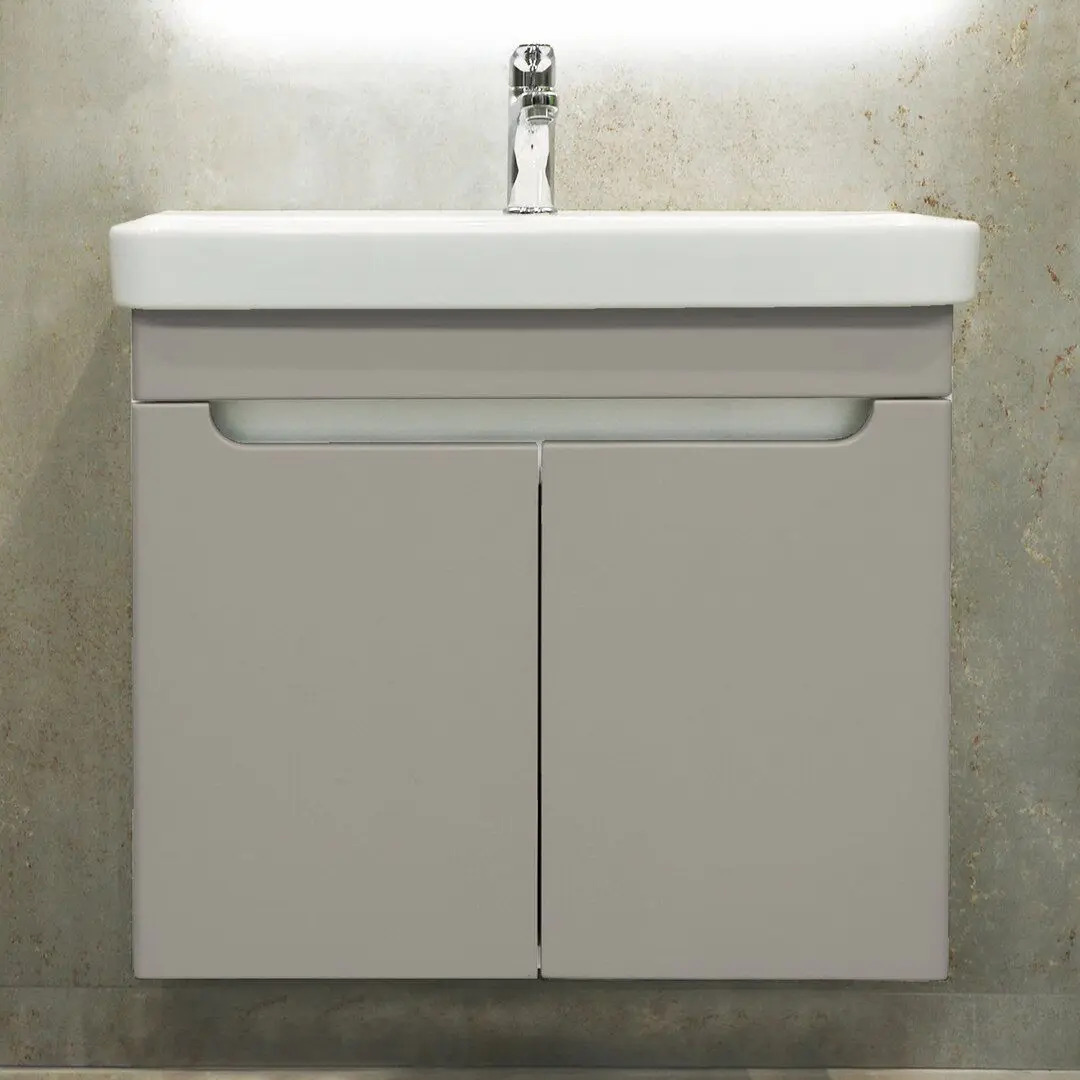 Dulap sub lavoar Bayro Damat Luxor 700 (Light Grey)