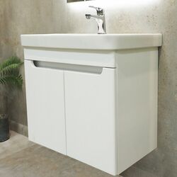 Dulap sub lavoar Bayro Damat Luxor 700 (White Matte) Thumb