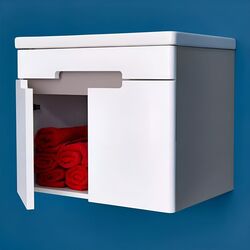 Dulap sub lavoar Bayro Denver Soft 650 (Grey) Thumb