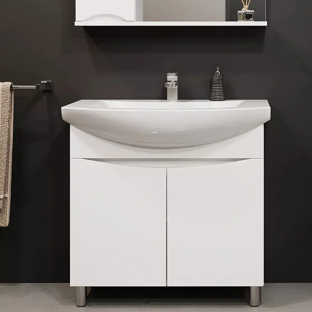 Dulap sub lavoar Bayro Elara Duo 860 (White)