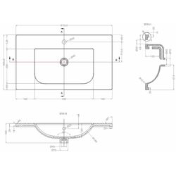 Dulap sub lavoar Bayro Etna Duo 800 Thumb