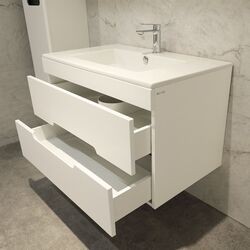 Dulap sub lavoar Bayro Etna Eden F1 860 (White Matte) Thumb