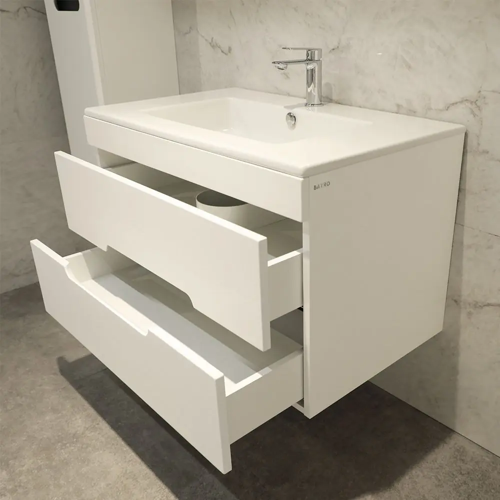 Dulap sub lavoar Bayro Etna Eden F1 860 (White Matte)