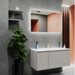 Dulap sub lavoar Bayro Formal 1000 (Light Grey) Thumb