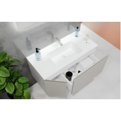 Dulap sub lavoar Bayro Formal 1000 (Light Grey) Thumb