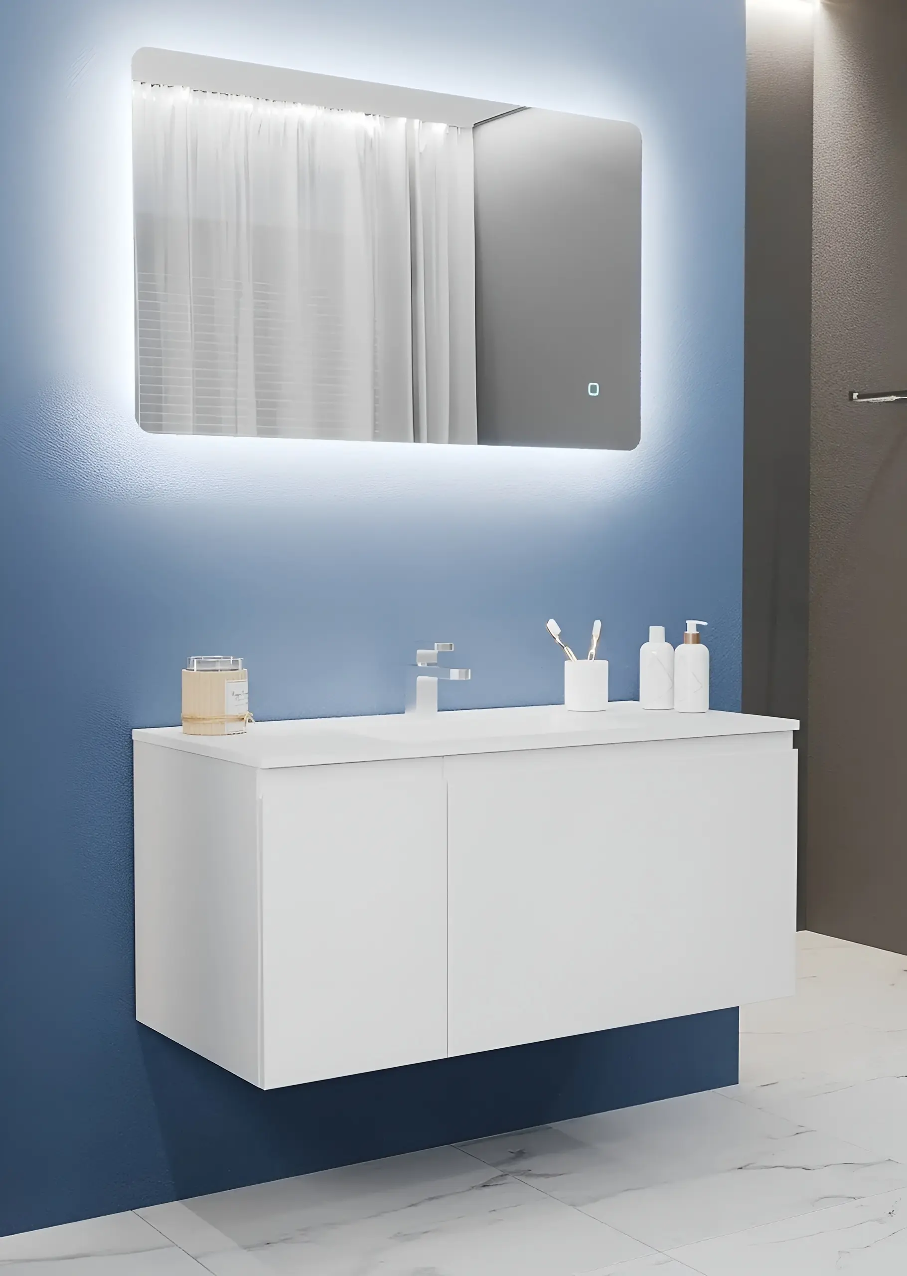 Шкаф под умывальник Bayro Formal 1000 (White)