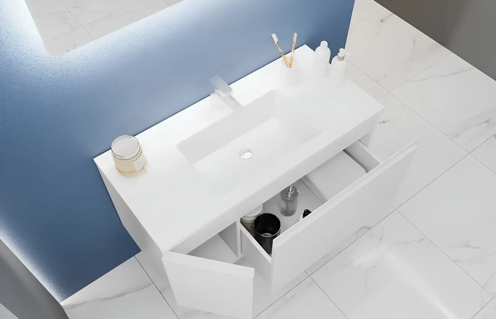 Шкаф под умывальник Bayro Formal 1000 (White)