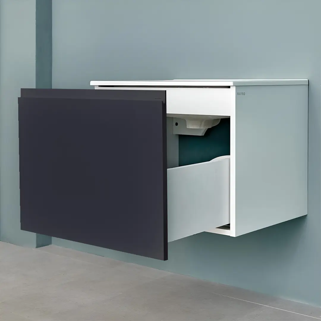Dulap sub lavoar Bayro Formal 600 (Anthracite)