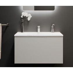 Dulap sub lavoar Bayro Formal 600 (Light Grey)