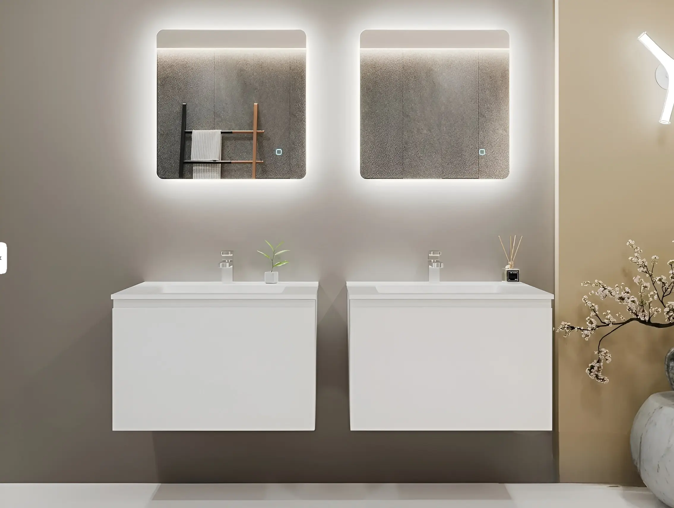 Шкаф под умывальник Bayro Formal 600 (White)